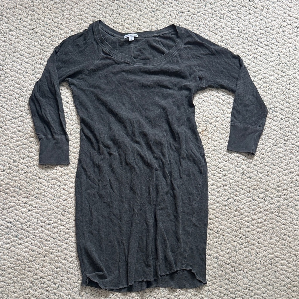 James Perse Charcoal Gray Dress